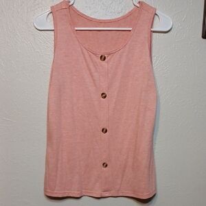 🧡NWOT Pink-Orange Sleeveless Top